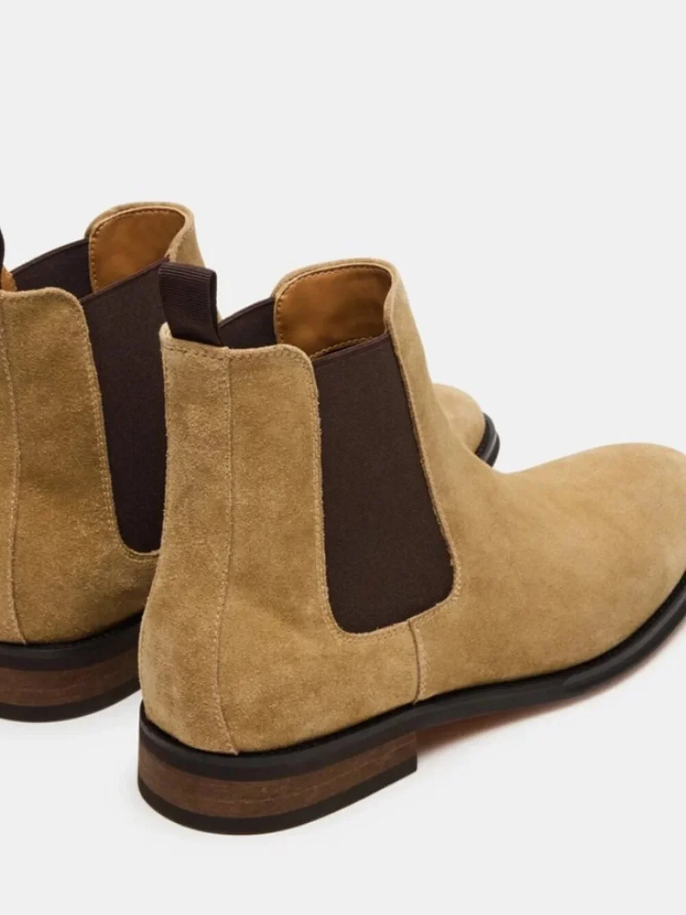 NIB Mens Steve Madden Aldair Chelsea Taupe Suede Boot Sz 11.5